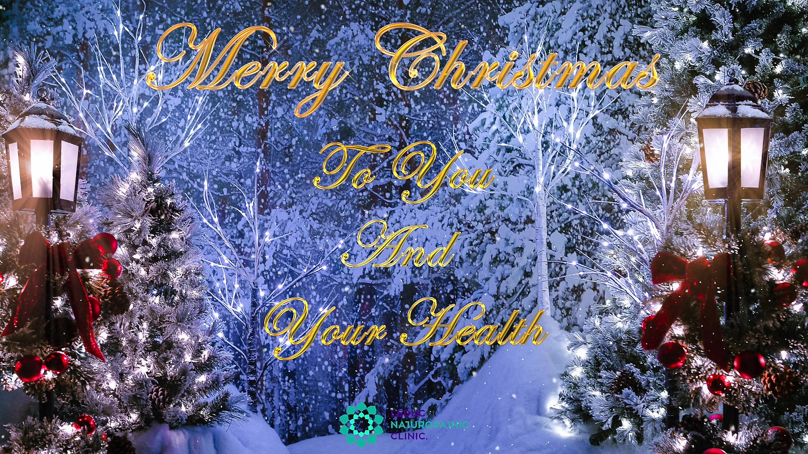 Merry Christmas Video Card  From Leduc Naturopathic Clinic